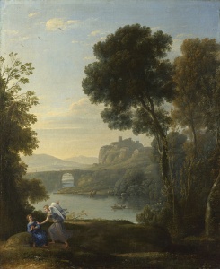 Claude Lorrain, Hagar and the Angel